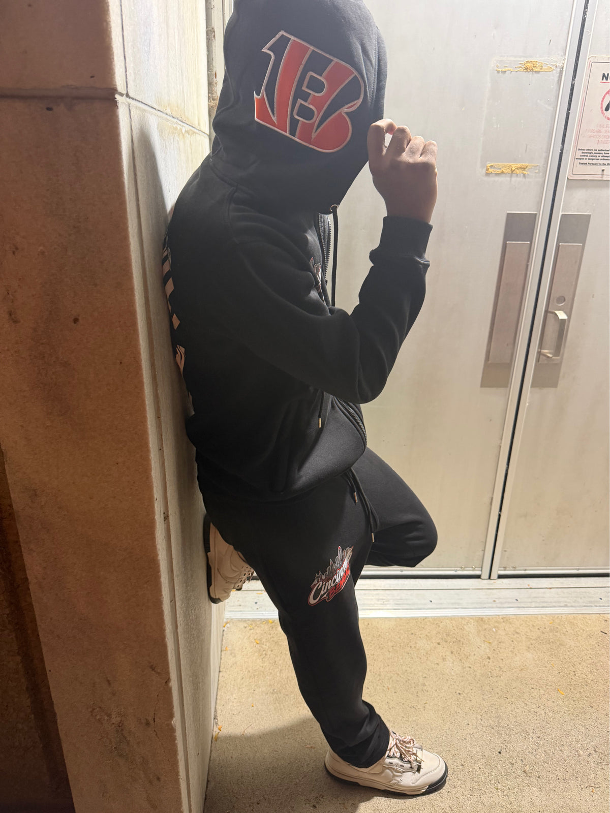 Black Cincy “Bengal” Sweatsuit