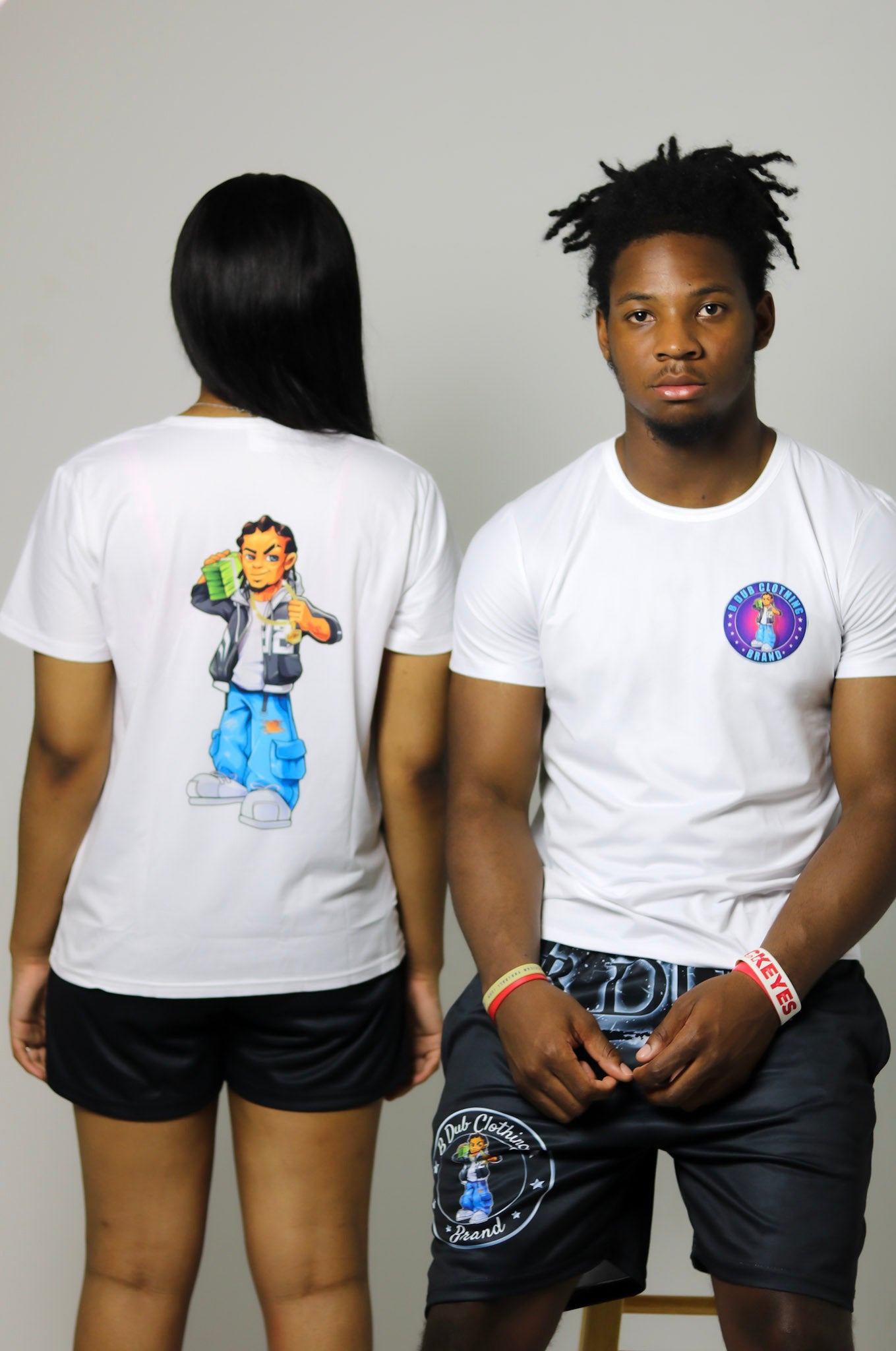 White "B Dub" T- Shirt