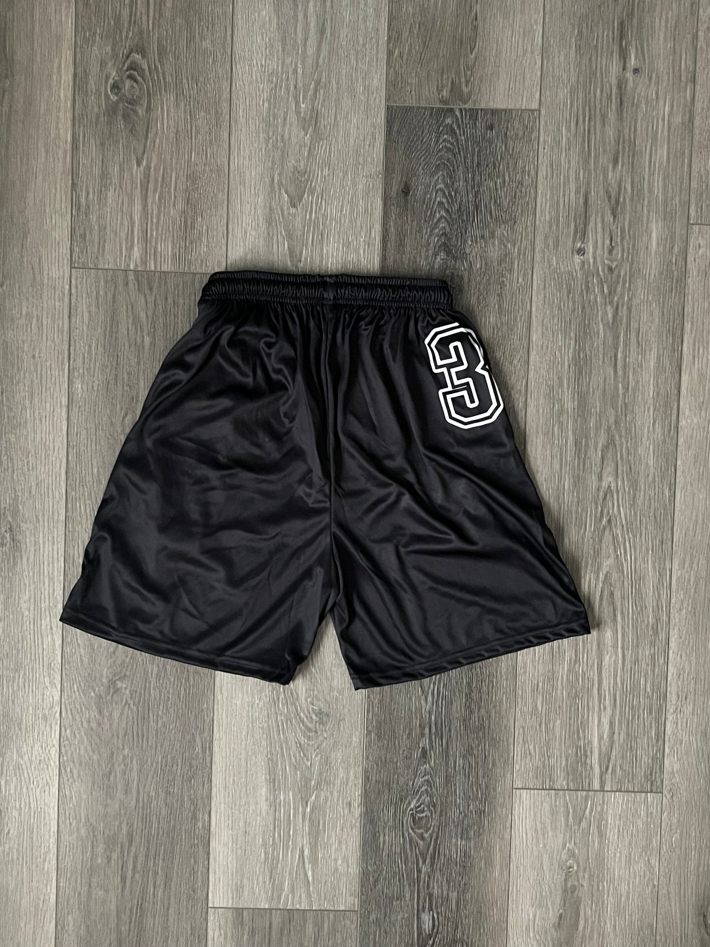 Black "B Dub" Shorts