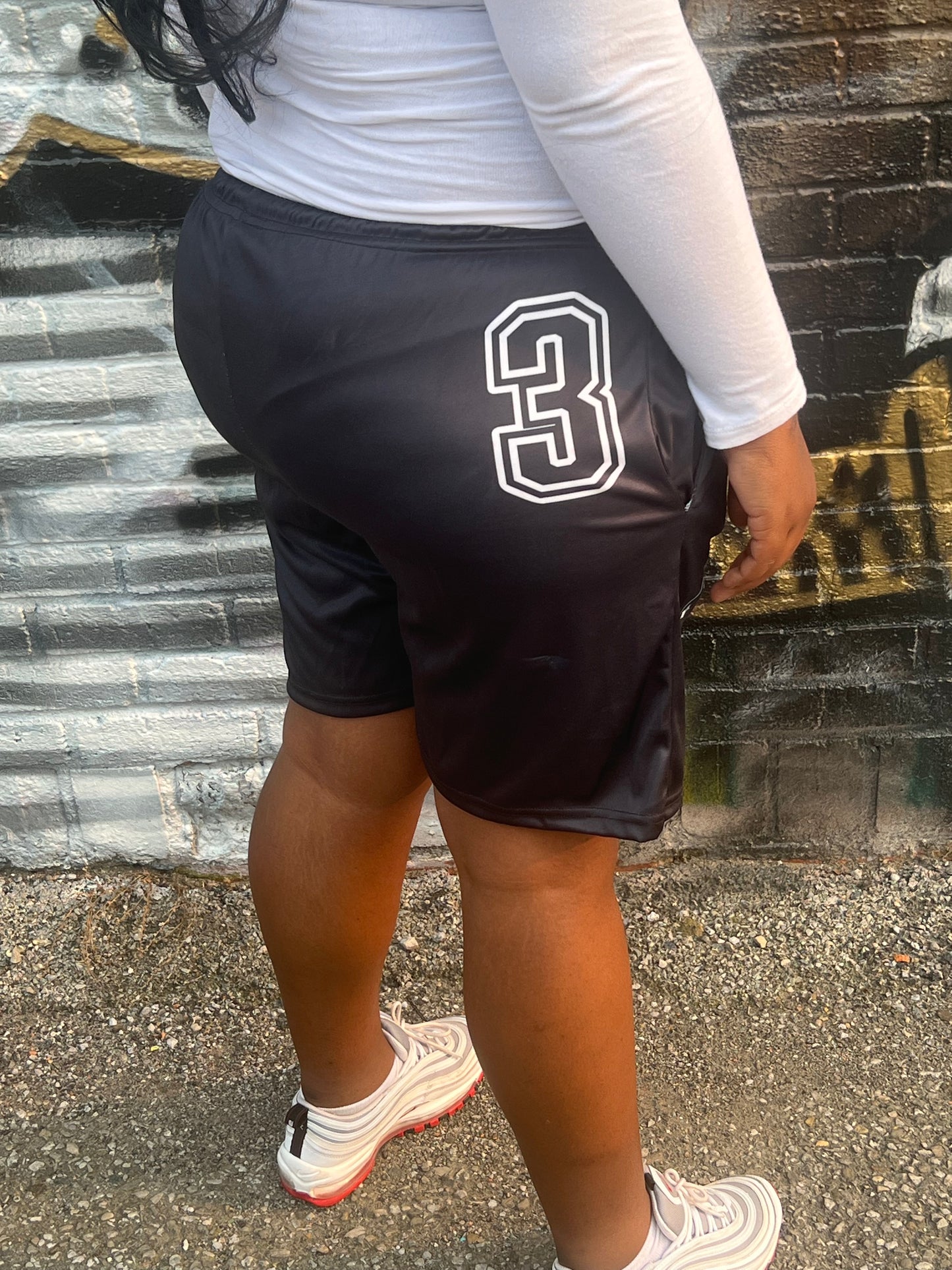 Black "B Dub" Shorts