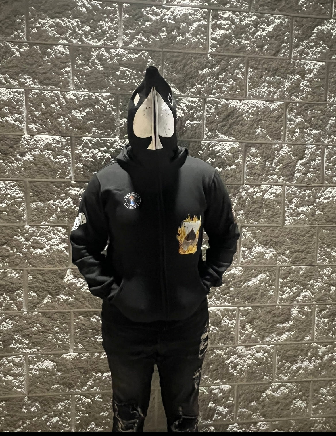 ACE OF CARDS FULL-ZIP UP HOODIE