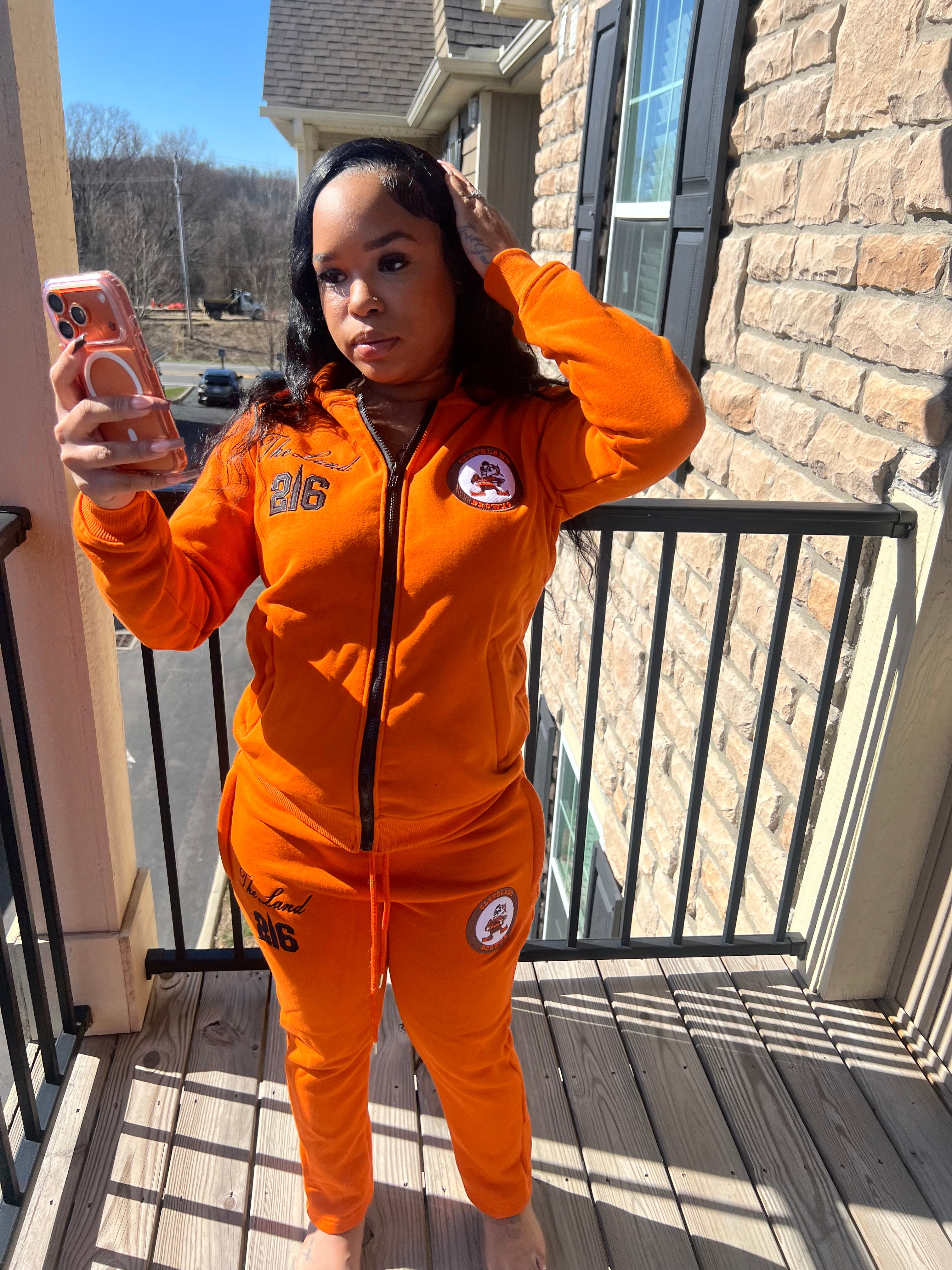 Orange 216 SWEATSUIT – B Dub