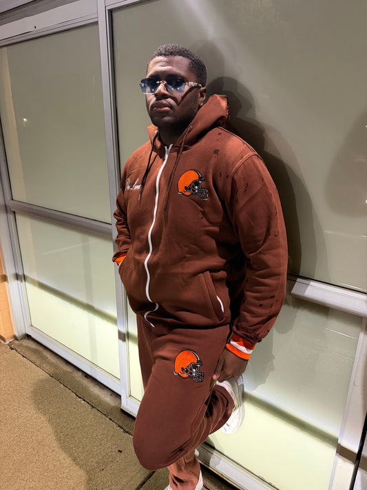 Cleveland “Dawg pound” Sweatsuits