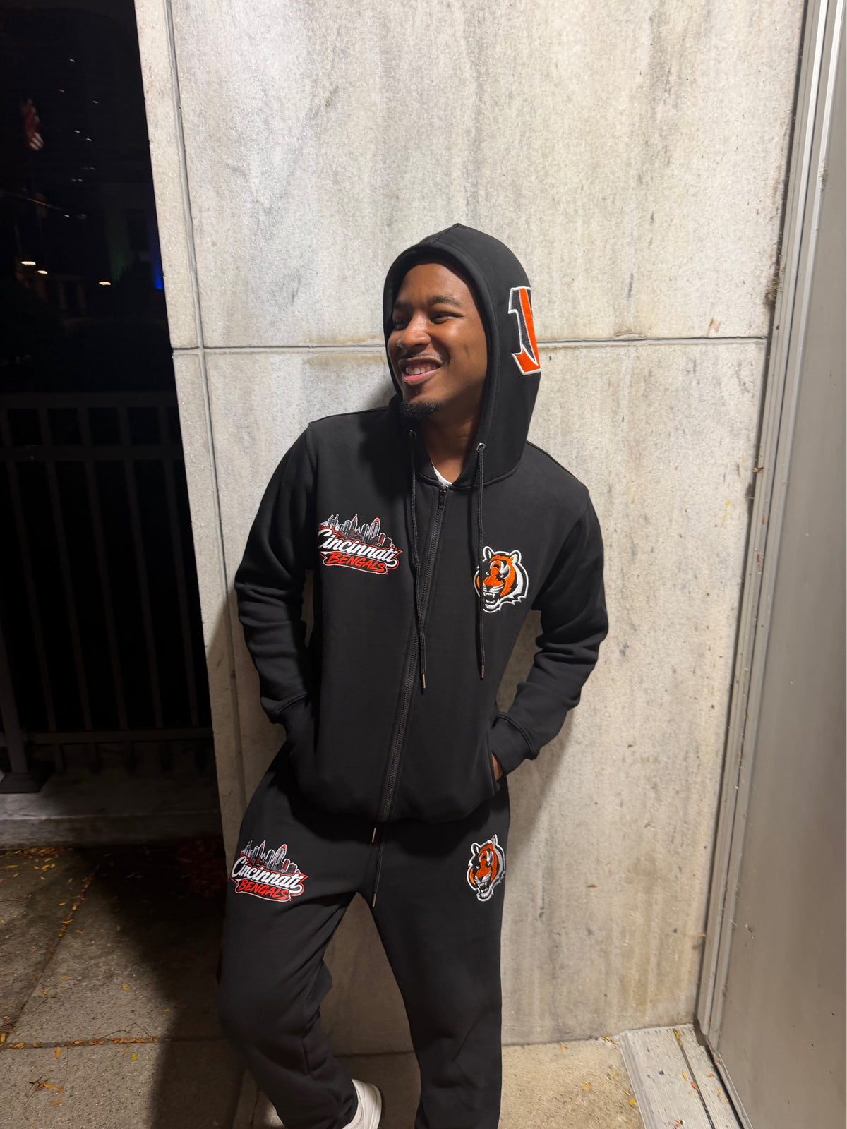 Black Cincy “Bengal” Sweatsuit