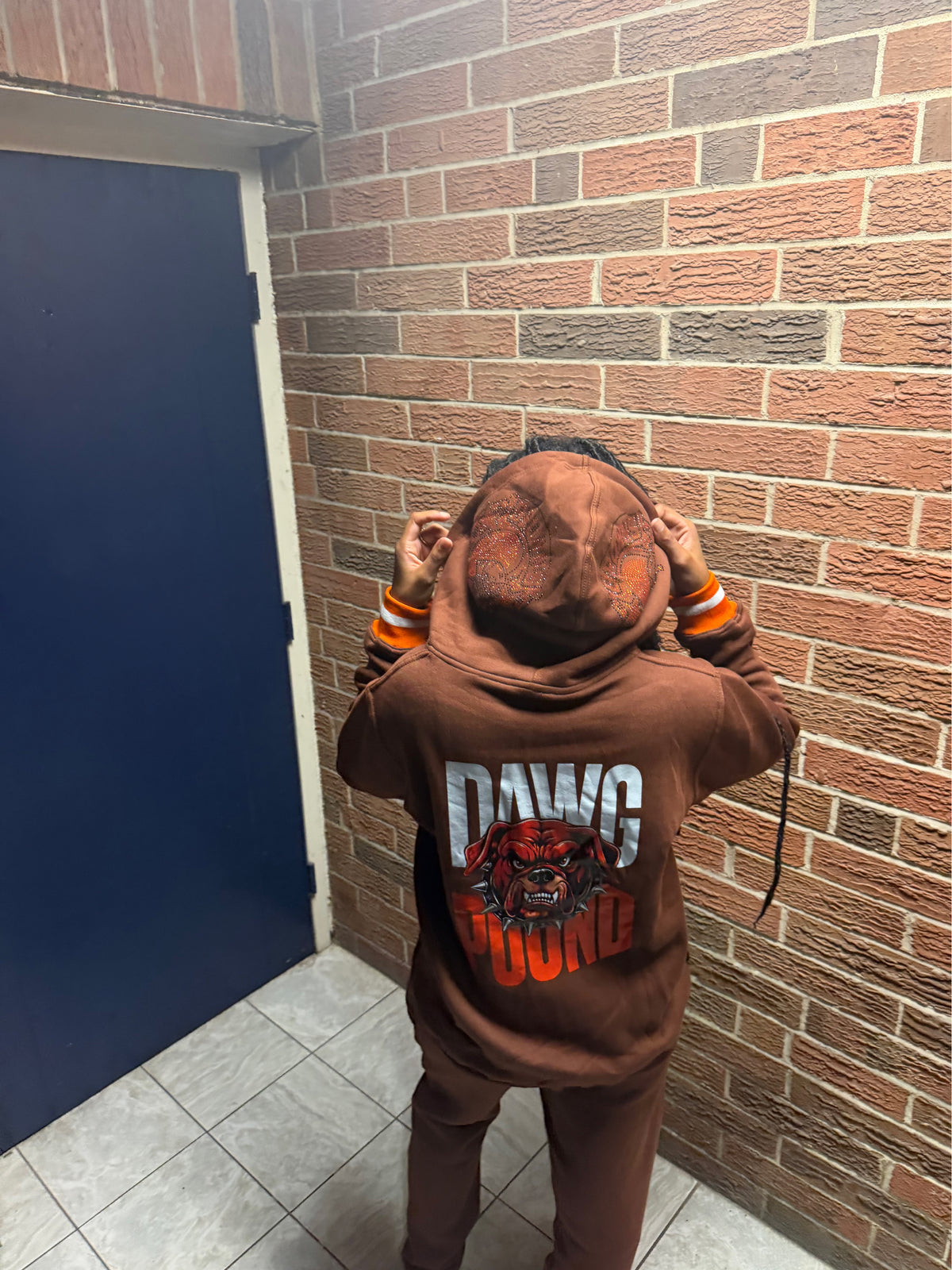 Cleveland “Dawg pound” Sweatsuits
