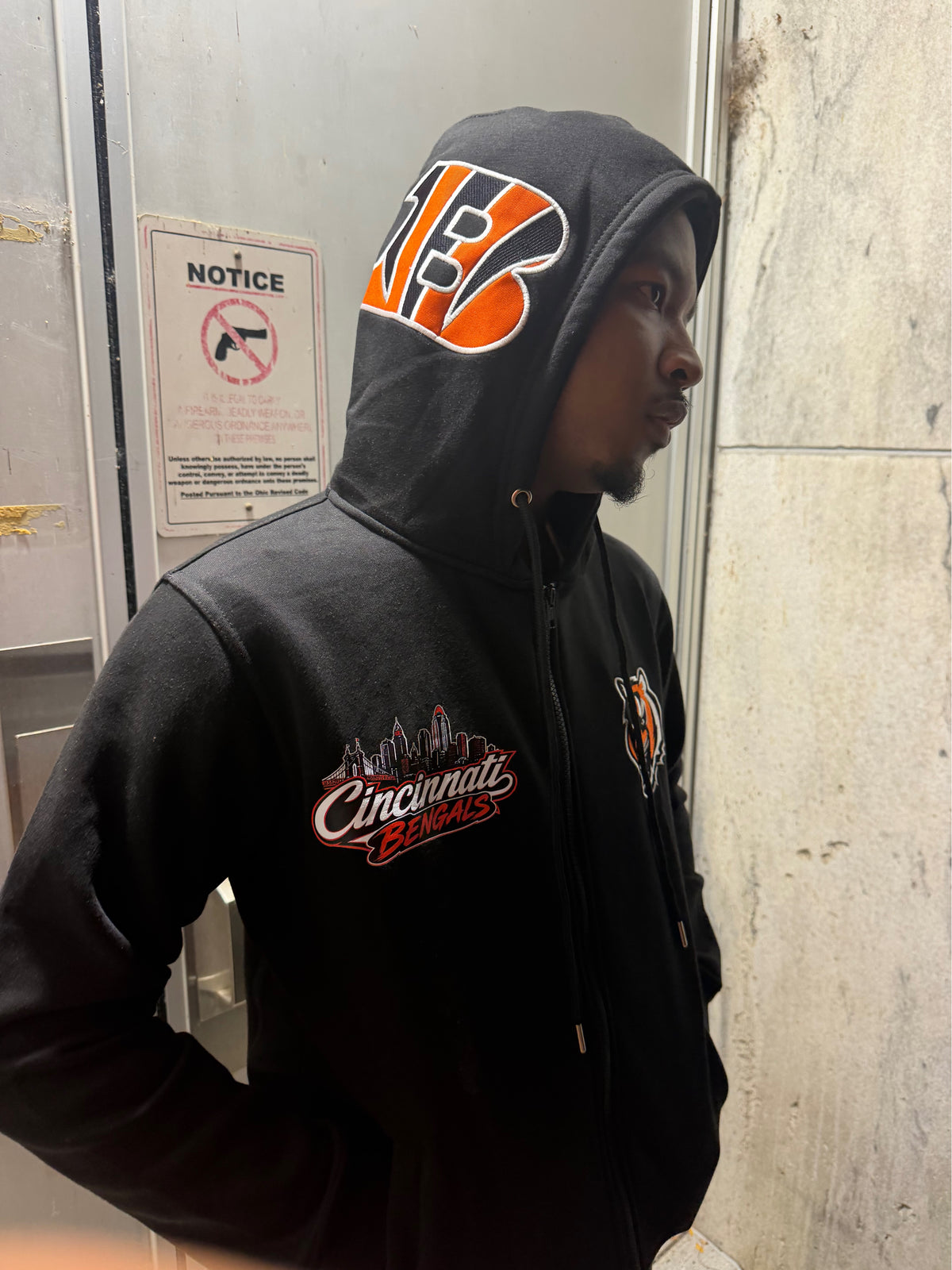 Black Cincy “Bengal” Sweatsuit