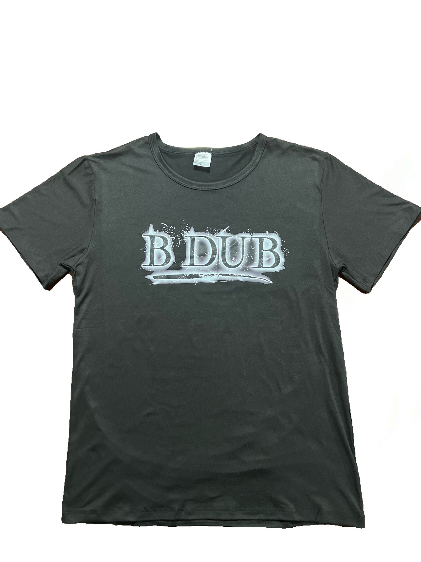 ALL BLACK Streetwear "B DUB" T-SHIRT
